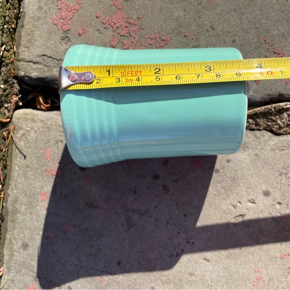 Set of Four fiesta Ceramic Tumblers in Green and Yellow - Picture 5 of 5